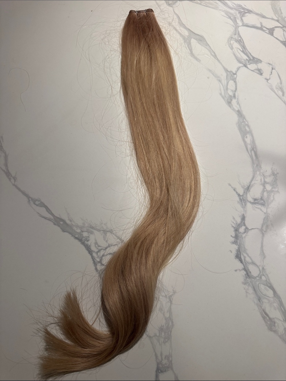 Blonde Russian hair 24” long raw smart weft hair extensions 50g NEW